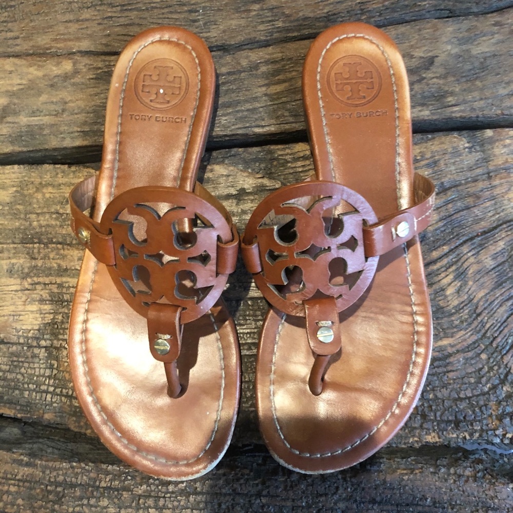Tory Burch Miller Sandals Brown size 7M